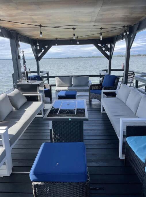 Lakefront Duplex With Pontoon Boat 3 Bed House Mount Dora Bagian luar foto